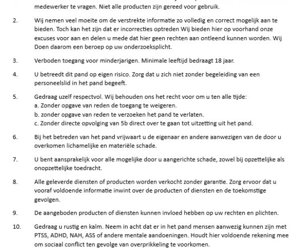 HUISREGELS FOTO VOOR WEBSITE